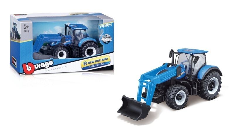 Bburago Model Traktor New Holland T7. 315 z ładowarką