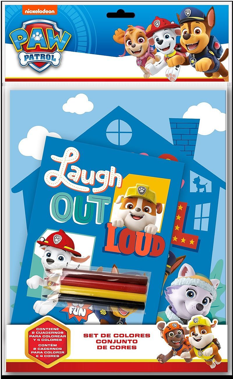 Zestaw do kolorowania paw patrol pw19752