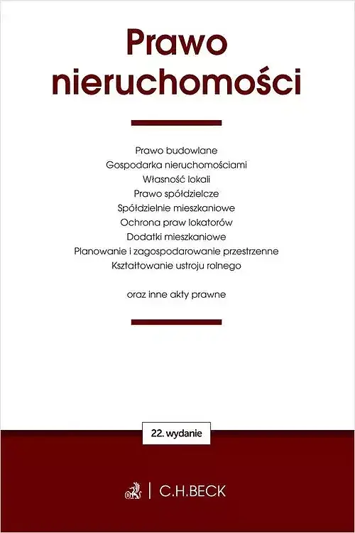 Prawo nieruchomości oraz inne akty prawne