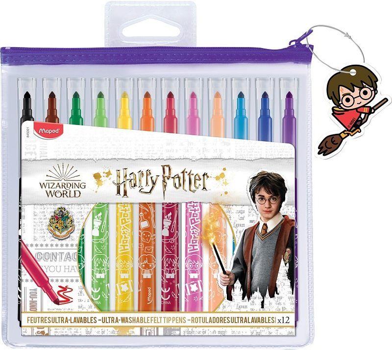 Flamastry harry potter 12 kolorów