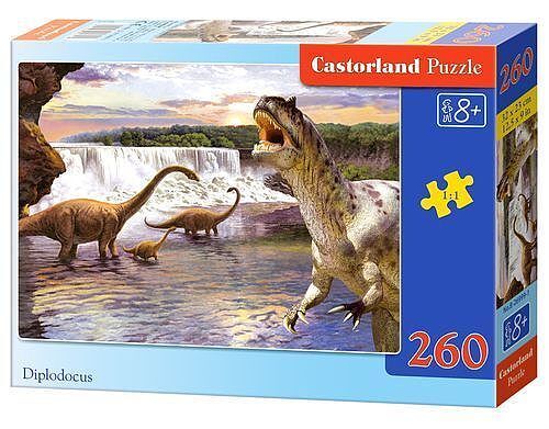 Puzzle 260 dinozaur diplodok