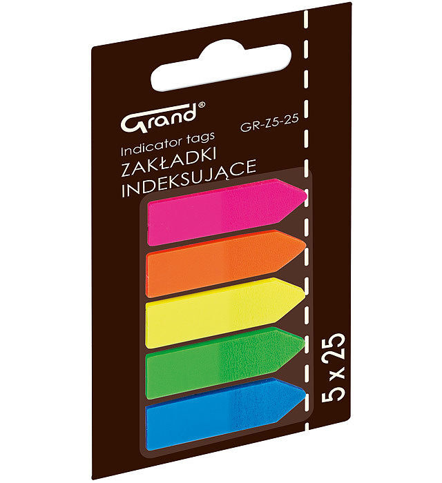 Zakładki grand indeksujące strzałki gr-z5-25