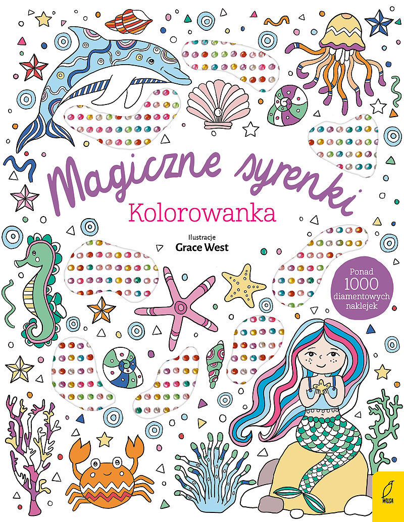 Wypukłe naklejki. Magiczne syrenki