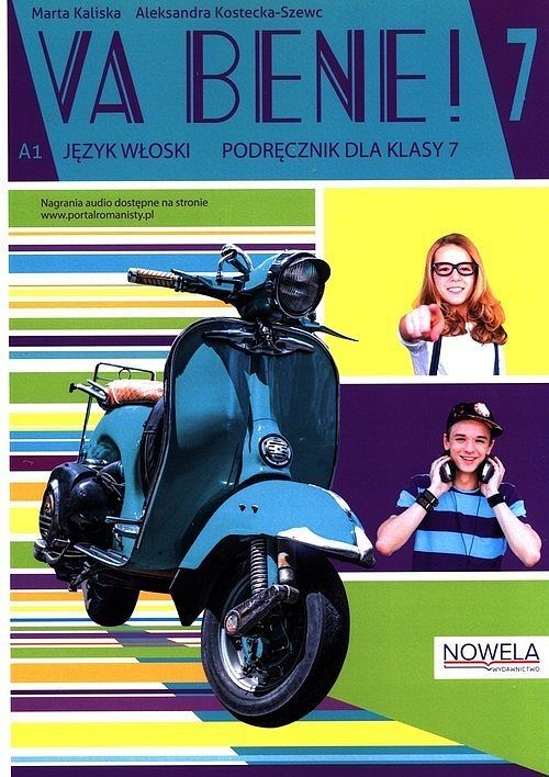 Va Bene! klasa 7 podręcznik do języka włoskiego. Szkoła podstawowa. Młodzież. MEiN