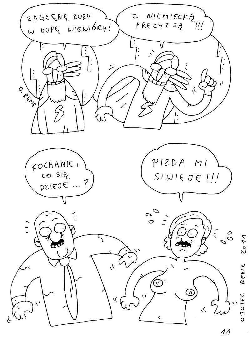 Ojciec Rene prezentuje - Zapach spermy z japy!