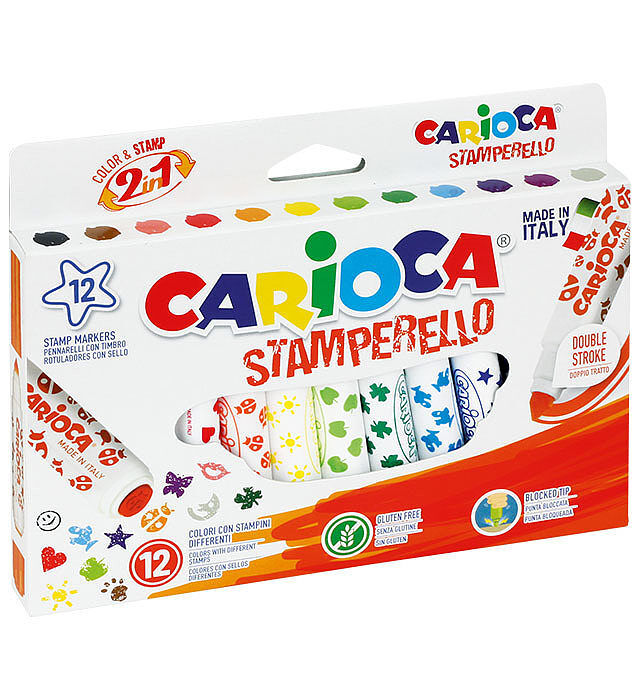 Pisaki carioca stemple 12 kolorów