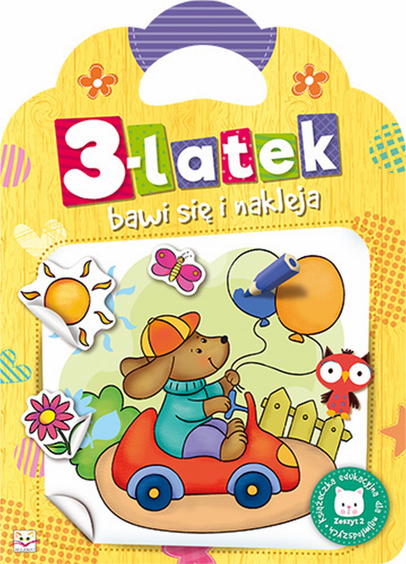 3-latek bawi się i nakleja. Część 2
