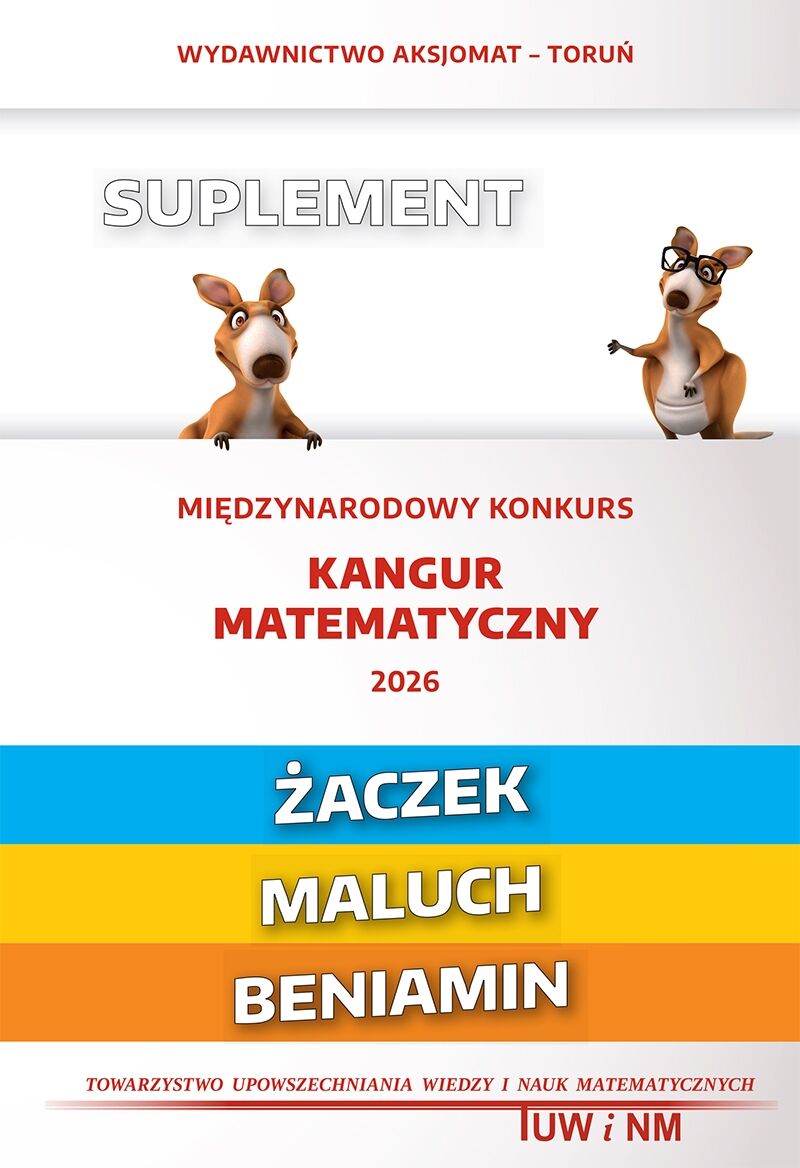 Matematyka z wesołym kangurem Suplement 2026 Żaczek Maluch Beniamin