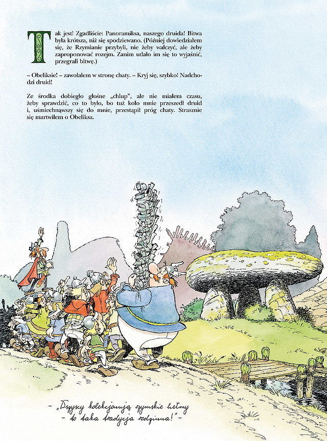 Asteriks - 0 - Jak Obeliks wpadł do kociołka druida, kiedy był mały