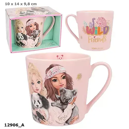 Kubek top model wild friends 300ml w tekturowym pudełku 12906a