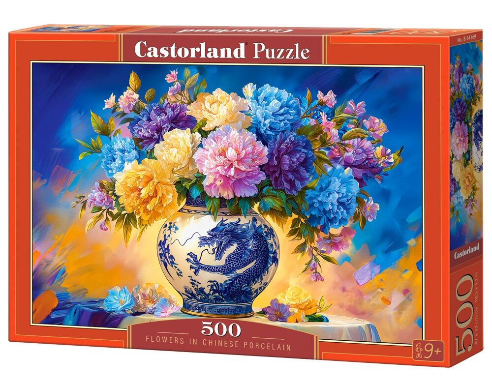 Puzzle 500 Flowers in Chinese Porcelain B-54169