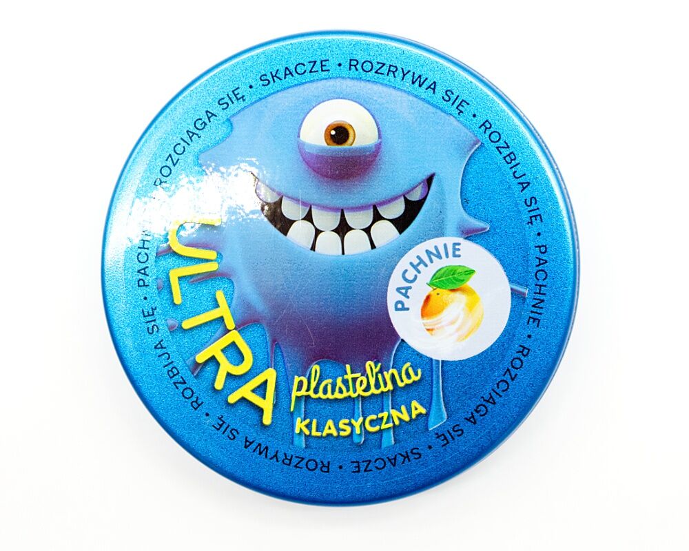 Ultraplastelina pachnąca niebieska klasyczna+pomarańczowy zapach EP04328