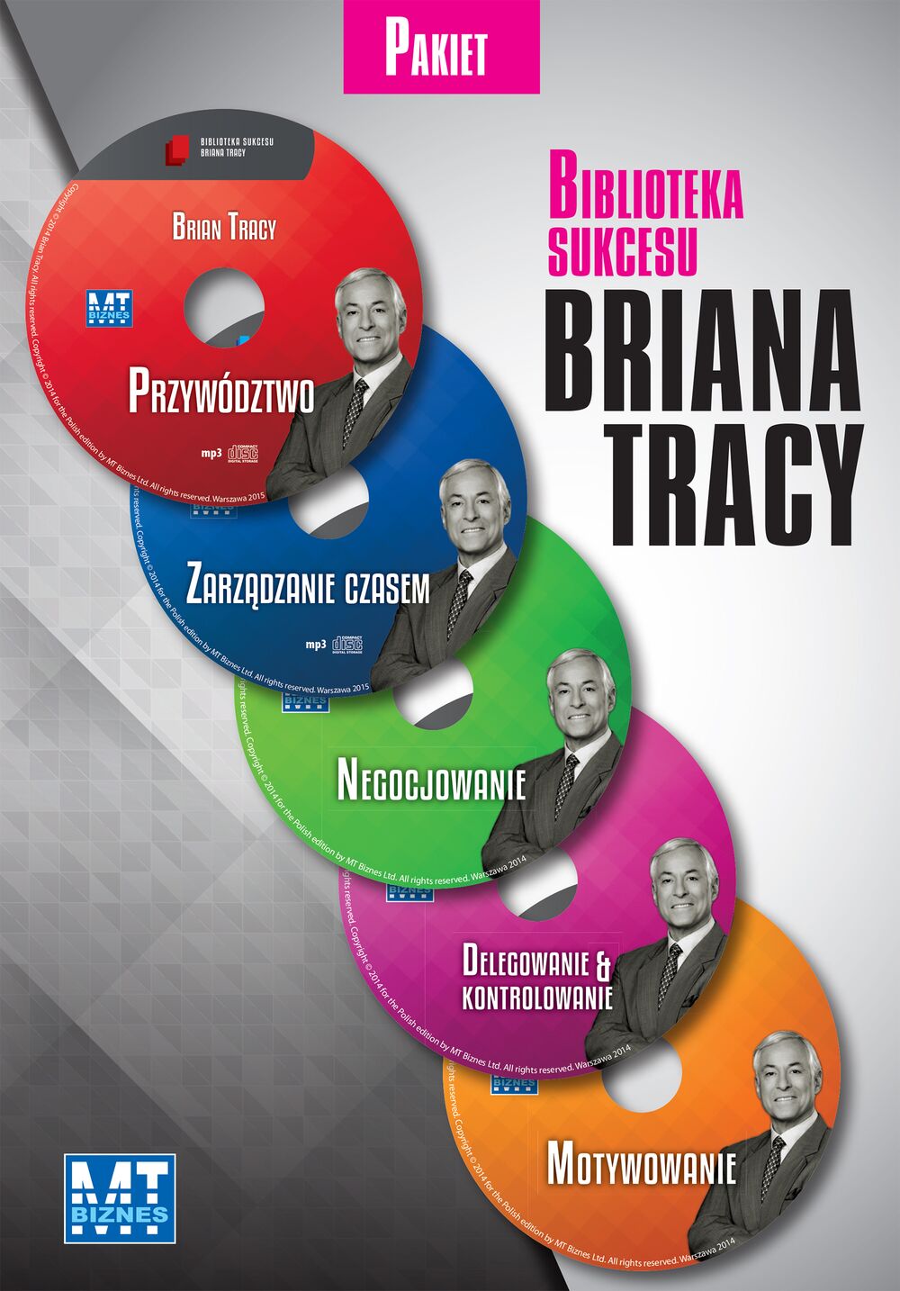 Pakiet CD MP3 biblioteka sukcesu briana tracy