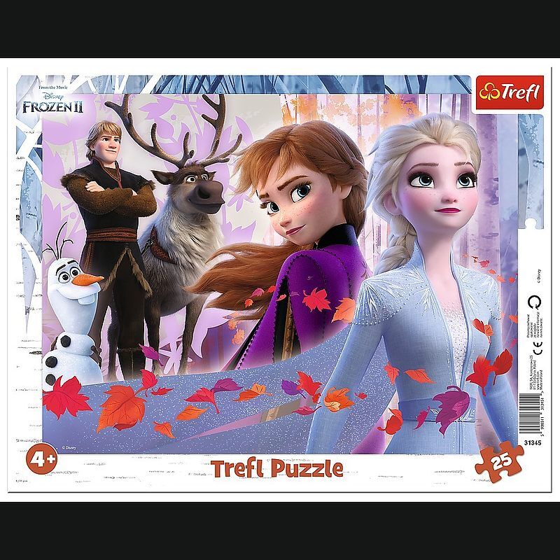 Puzzle 25 ramkowe przygody w krainie lodu 31345