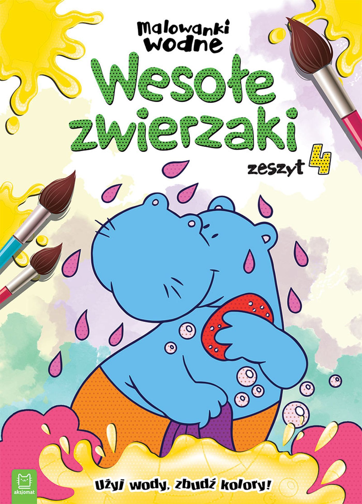 Malowanki wodne. Wesołe zwierzaki z. 4