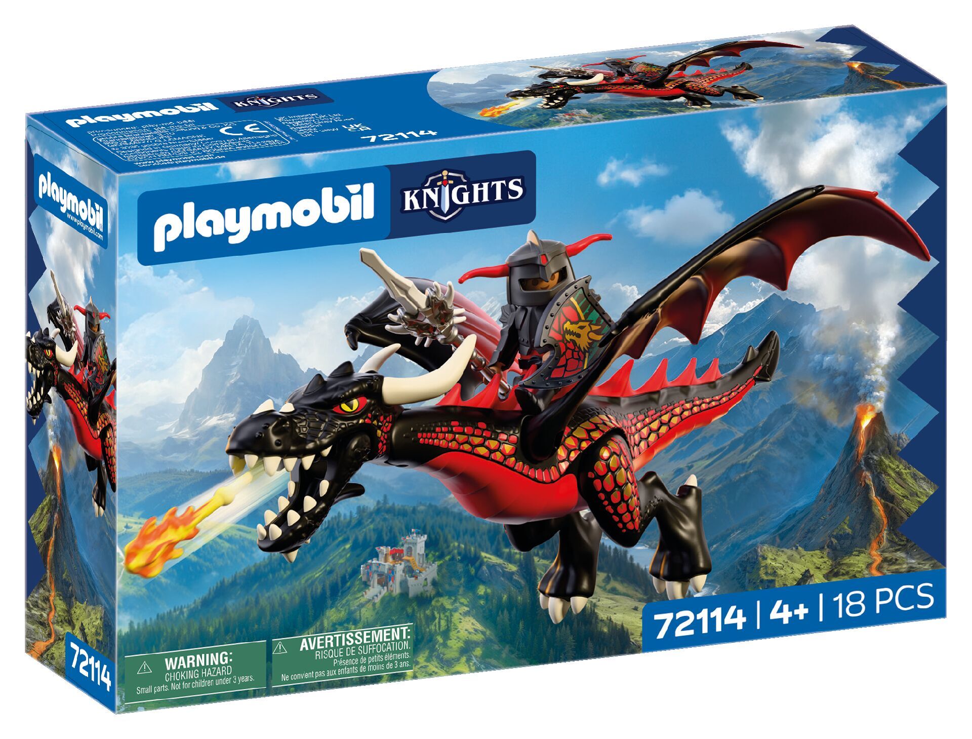 Playmobil Czarny smok 72114