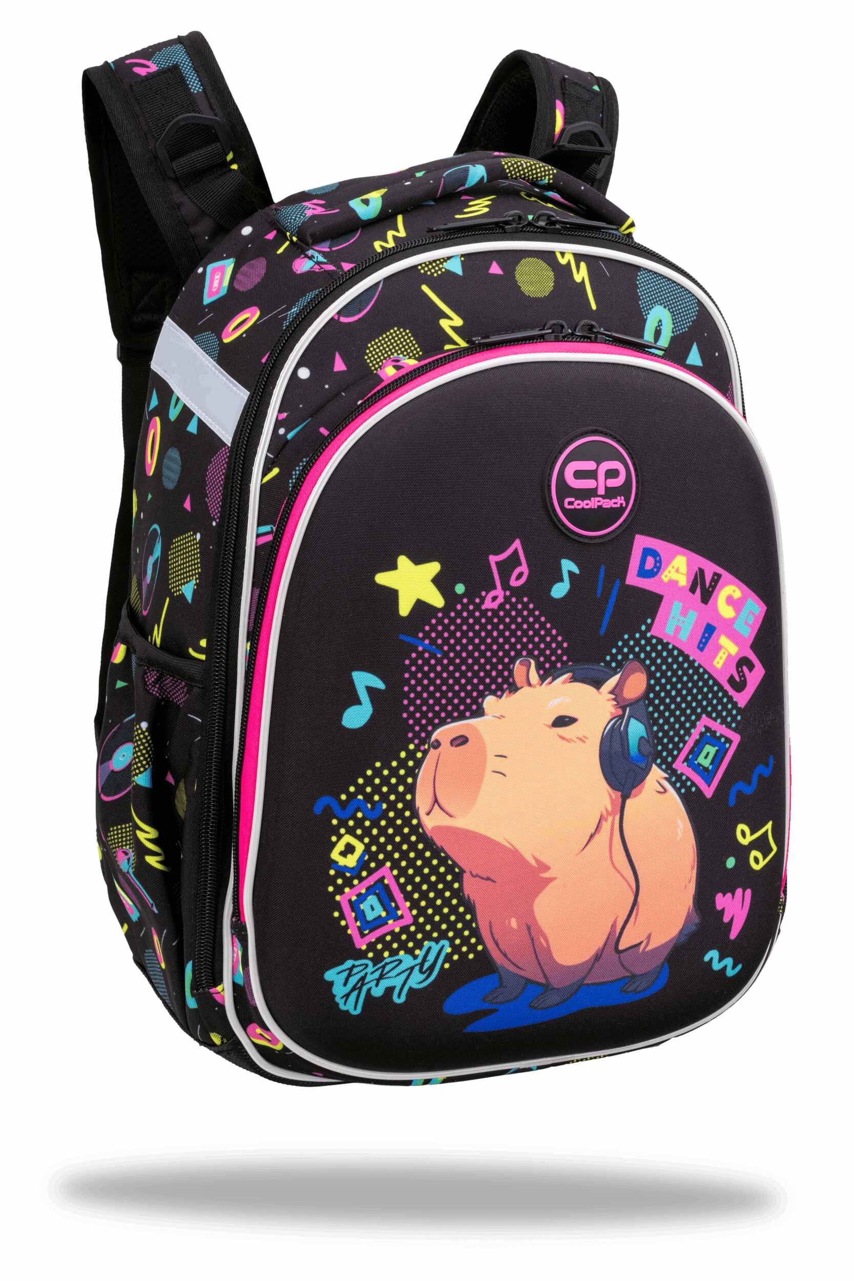 Plecak szkolny Coolpack Turtle Capybara Music