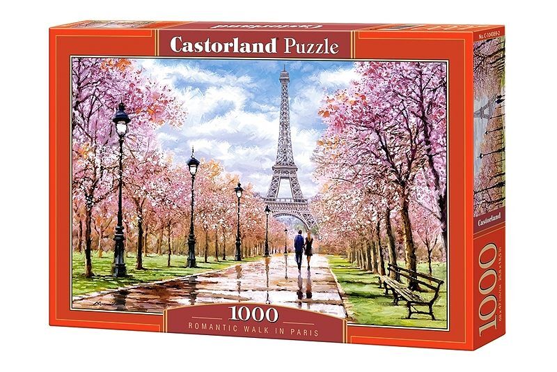 Puzzle 1000 romantyczny spacer w paryżu