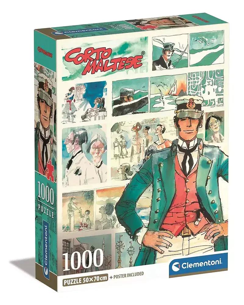 Puzzle 1000 compact corto maltese 39808