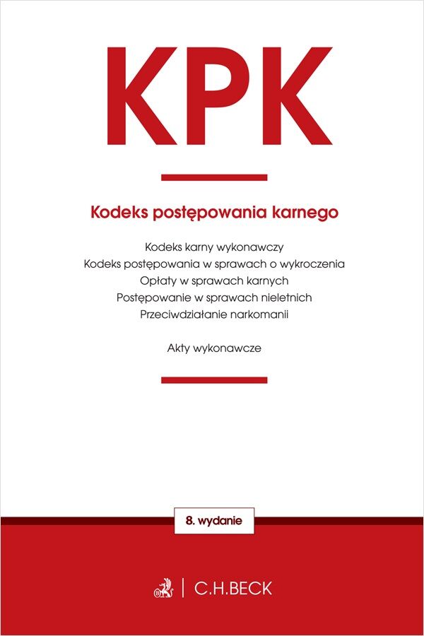 Kodeks postępowania karnego oraz ustawy towarzyszące wyd. 8