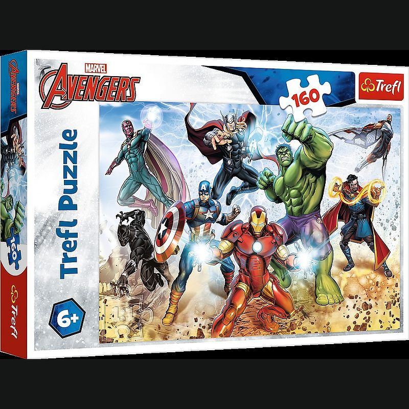 Puzzle 160 gotowi by ratować świat marvel the avengers 15368