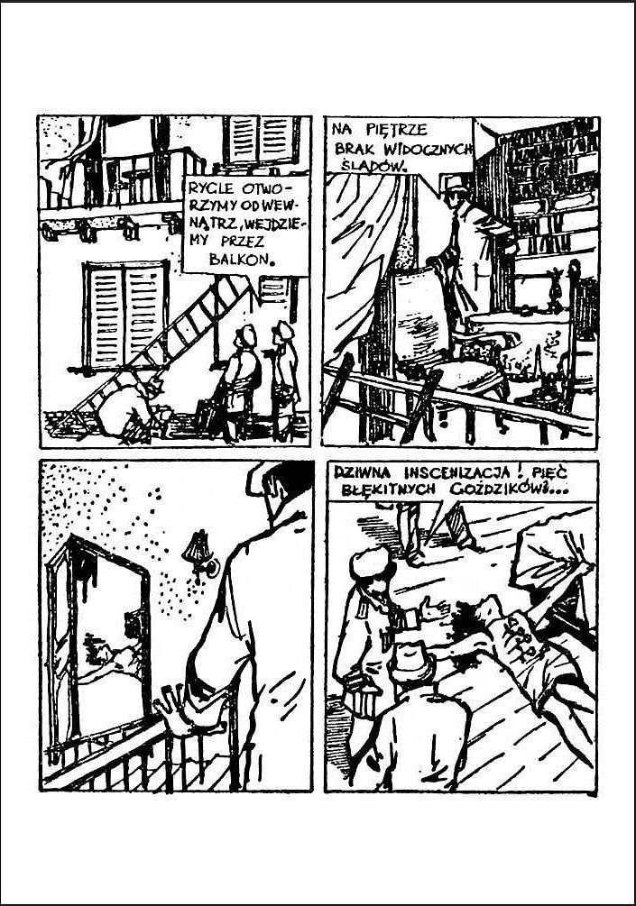 Kapitan Żbik - 54 - Pięć błękitnych goździków (okładka blank)