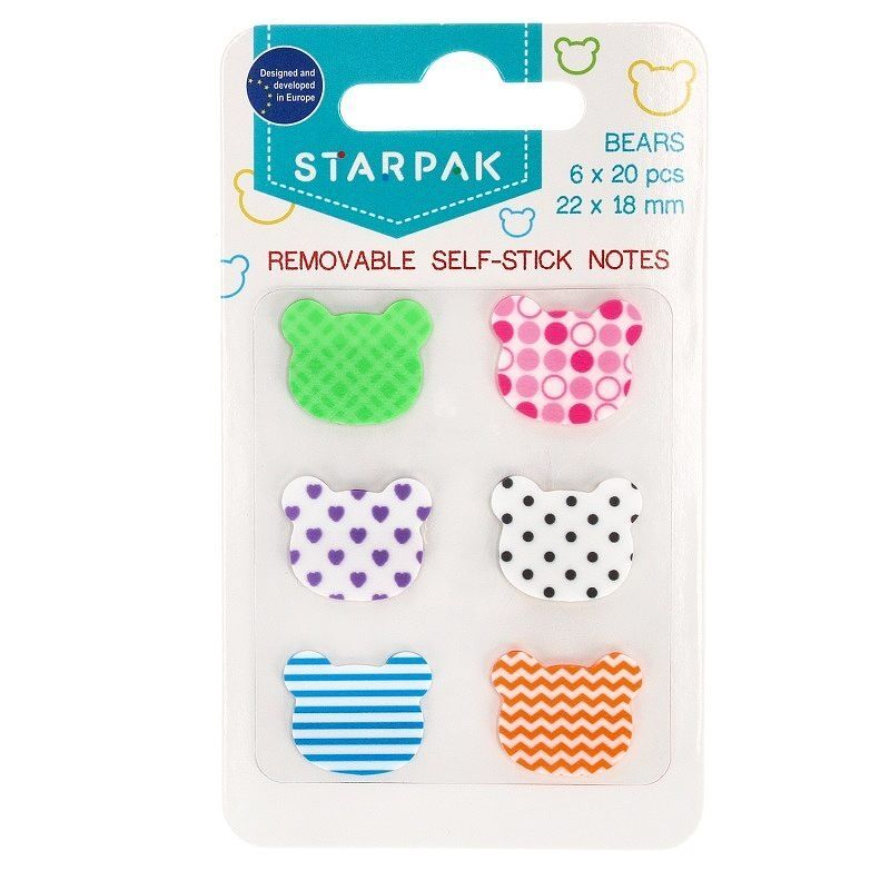 Zakladka ind 22x18/20k 6kol misie stk b/c24/1008
