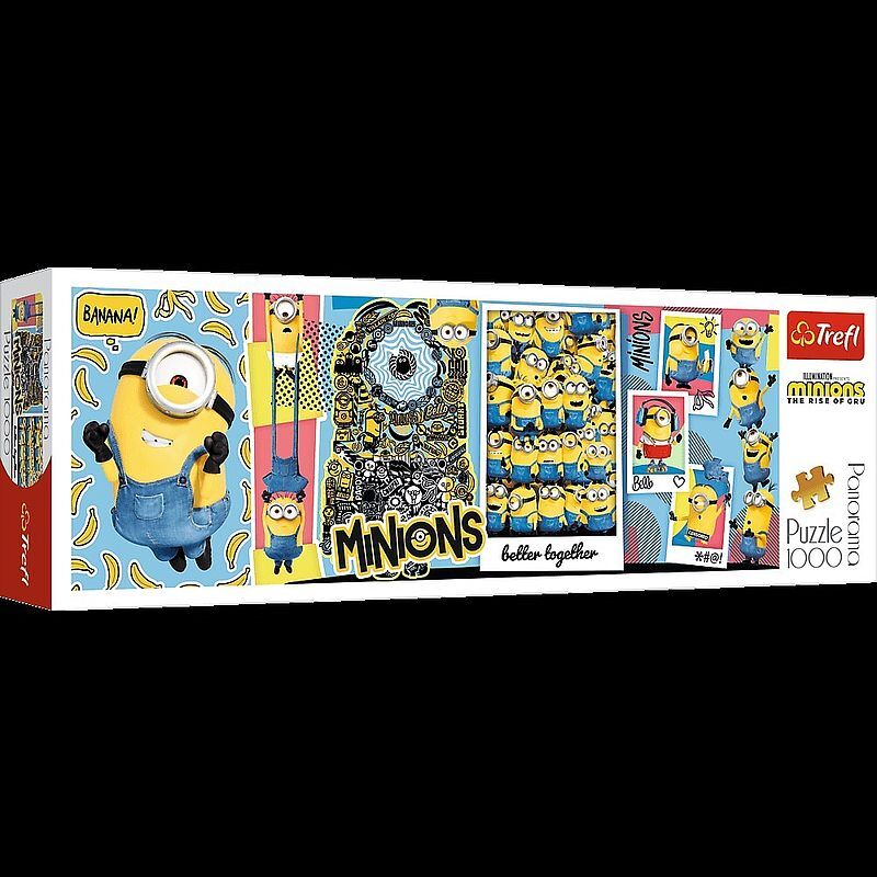 Puzzle 1000 panoramiczne minionki 29049