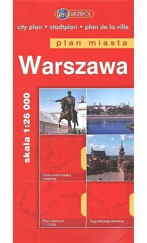 Warszawa. Plan miasta