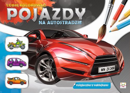 Lubię kolorować. Pojazdy na autostradzie
