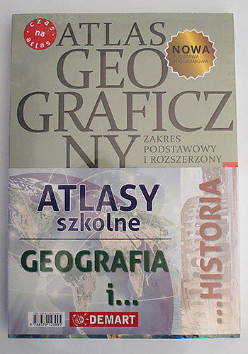 Pakiet atlasy geograficzny i historyczny do liceum i technikum