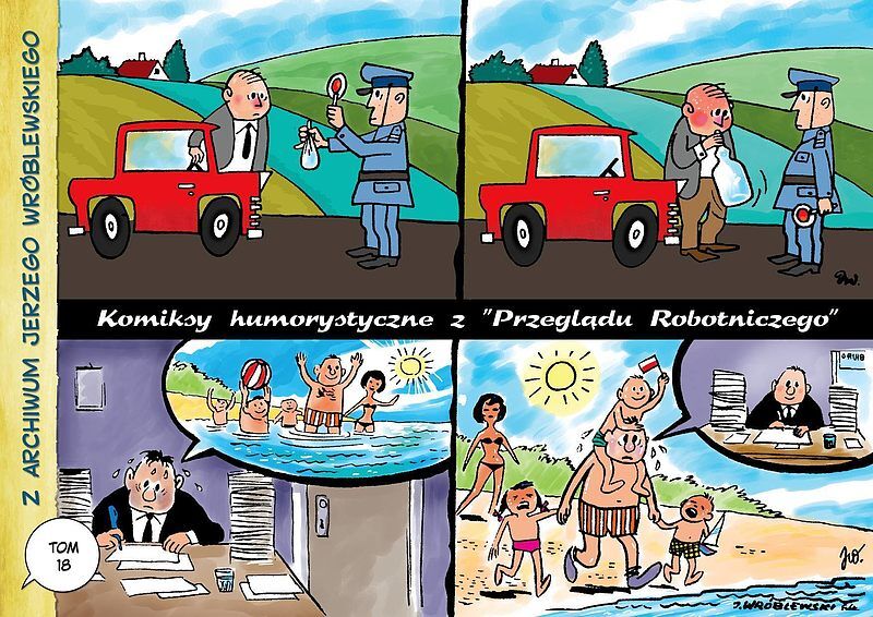Z archiwum Jerzego Wróblewskiego - 18 - Komiksy humorystyczne z „Przeglądu Robotniczego”