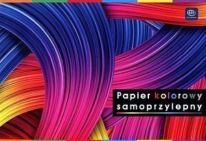 Zeszyt papierów kolorowych samoprzylepnych B5 8 kartek Mix wzorów
