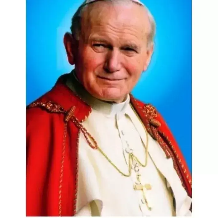 Diamentowa mozaika papież jan paweł ii  no-1006443