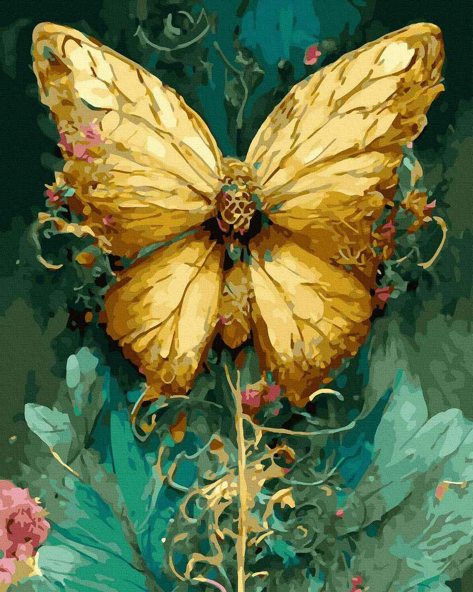 Malowanie po numerach Motyl