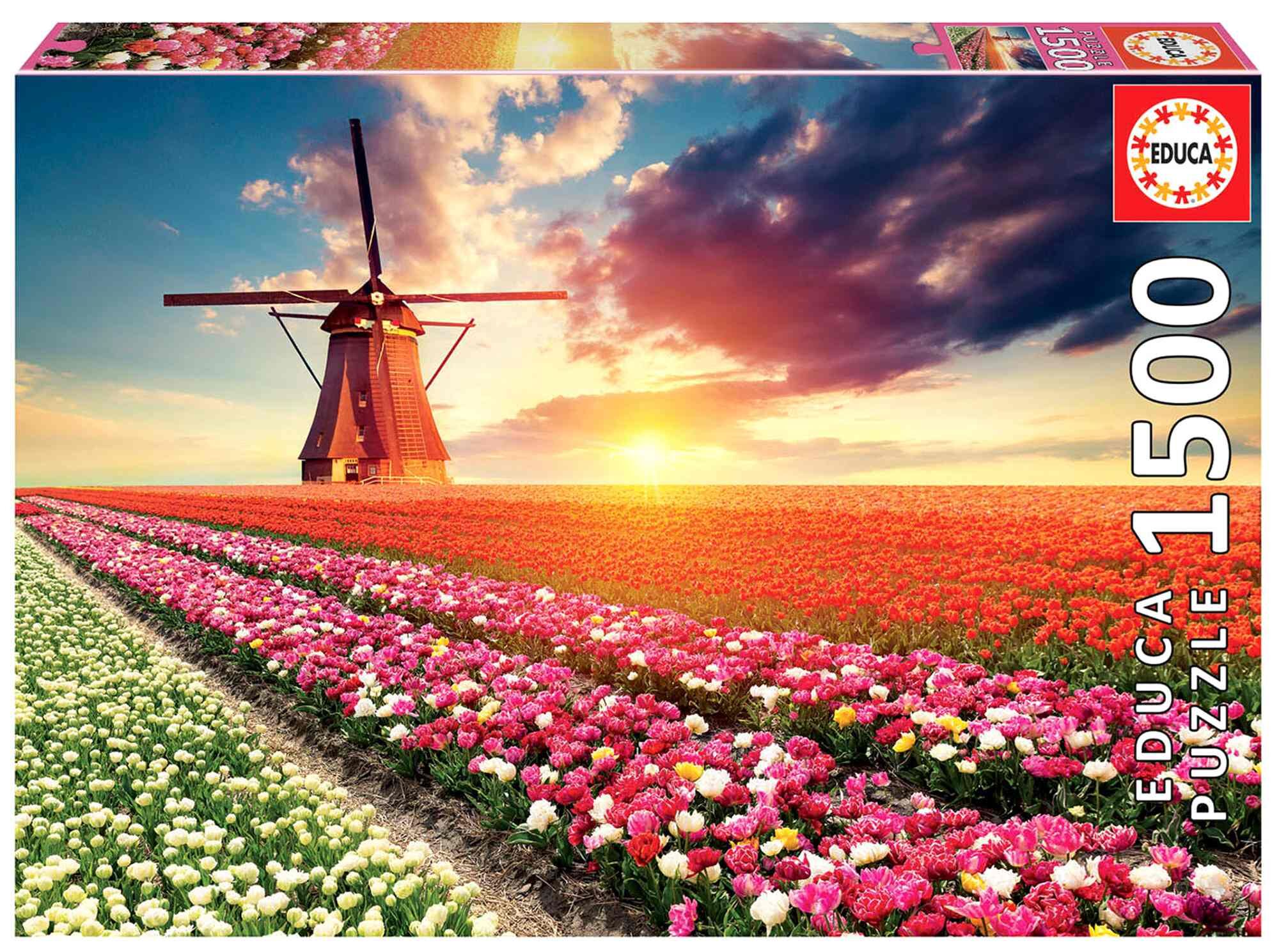 Puzzle 1500 Pole tulipanów 109587