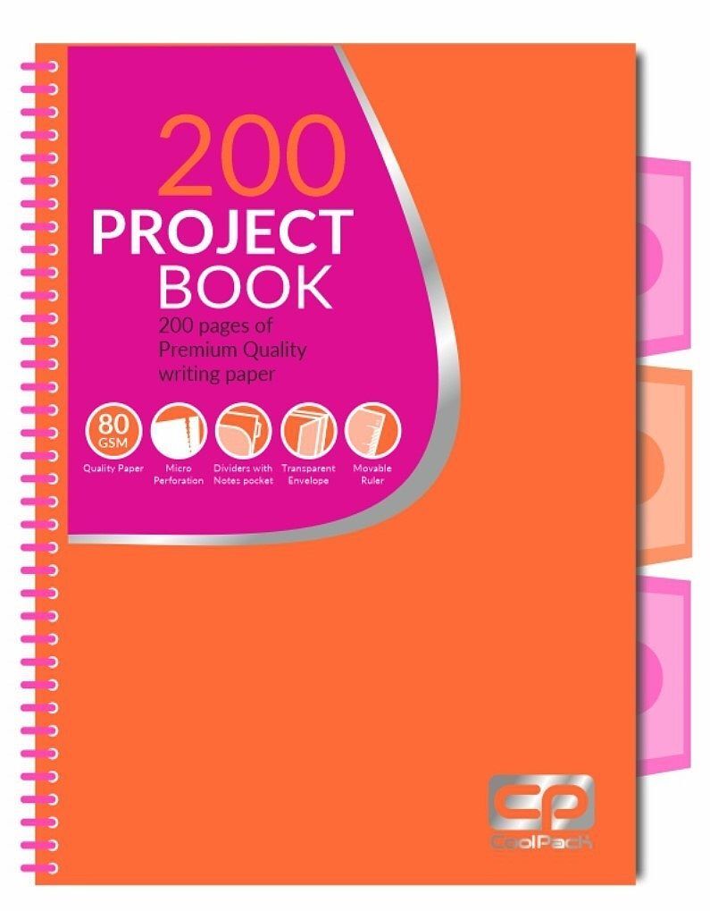 Kołobrulion a5 coolpack neon pomarańczowy new