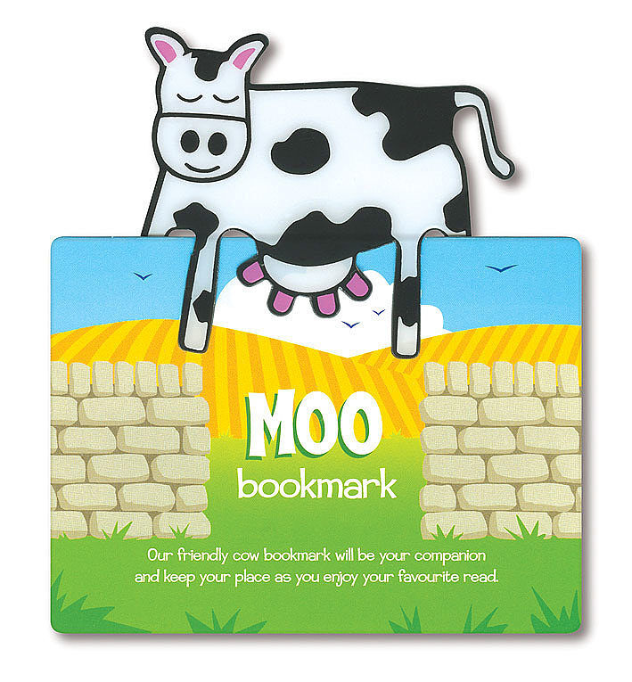 Zwierzęca zakładka do książki moo krowa