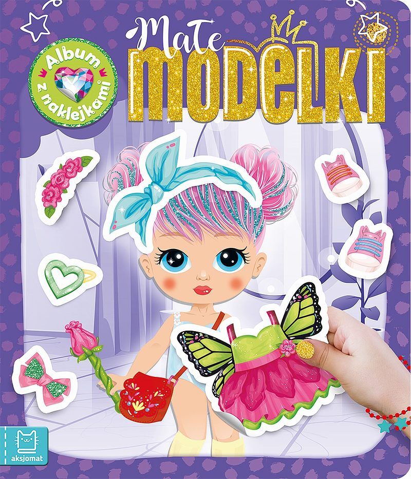 Małe modelki. Album z naklejkami