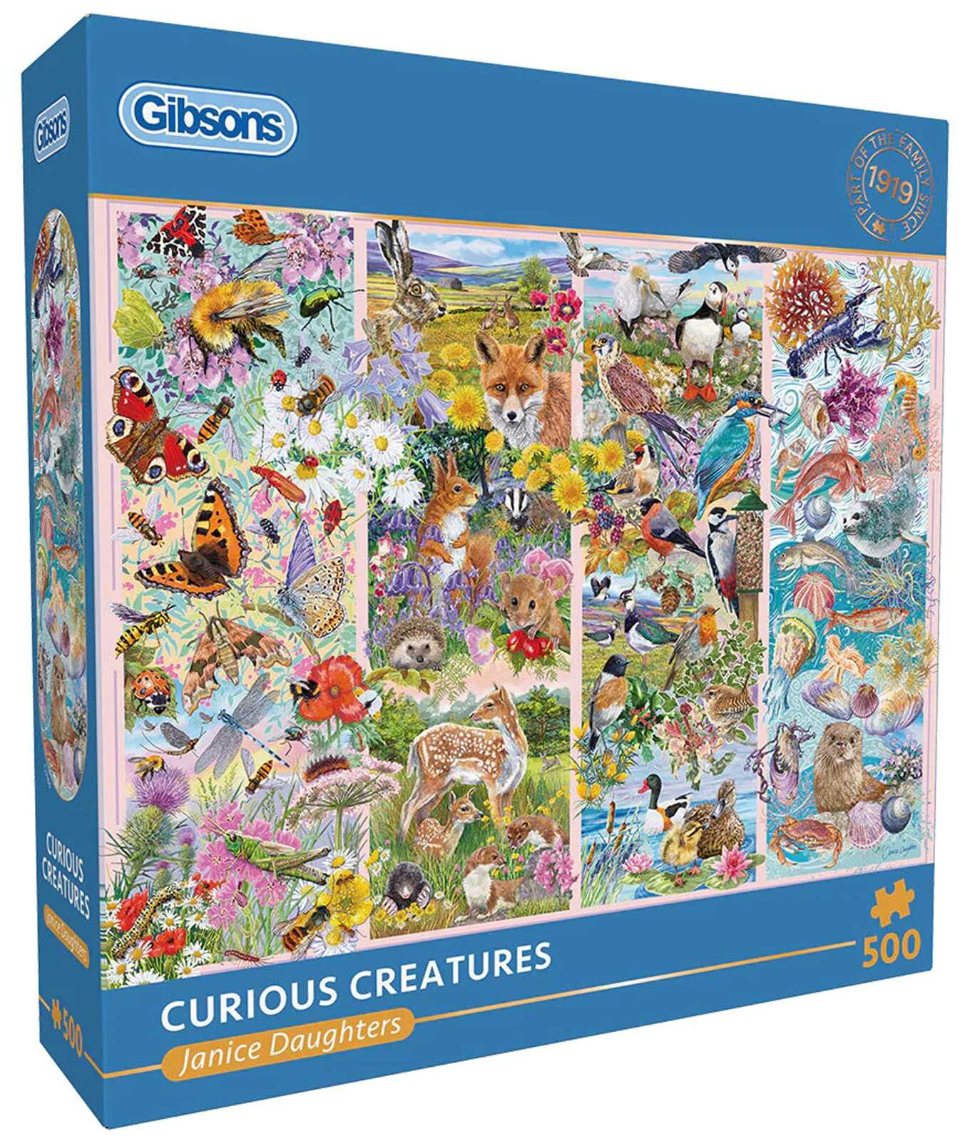 Puzzle 500 Ciekawe stworzenia 113734