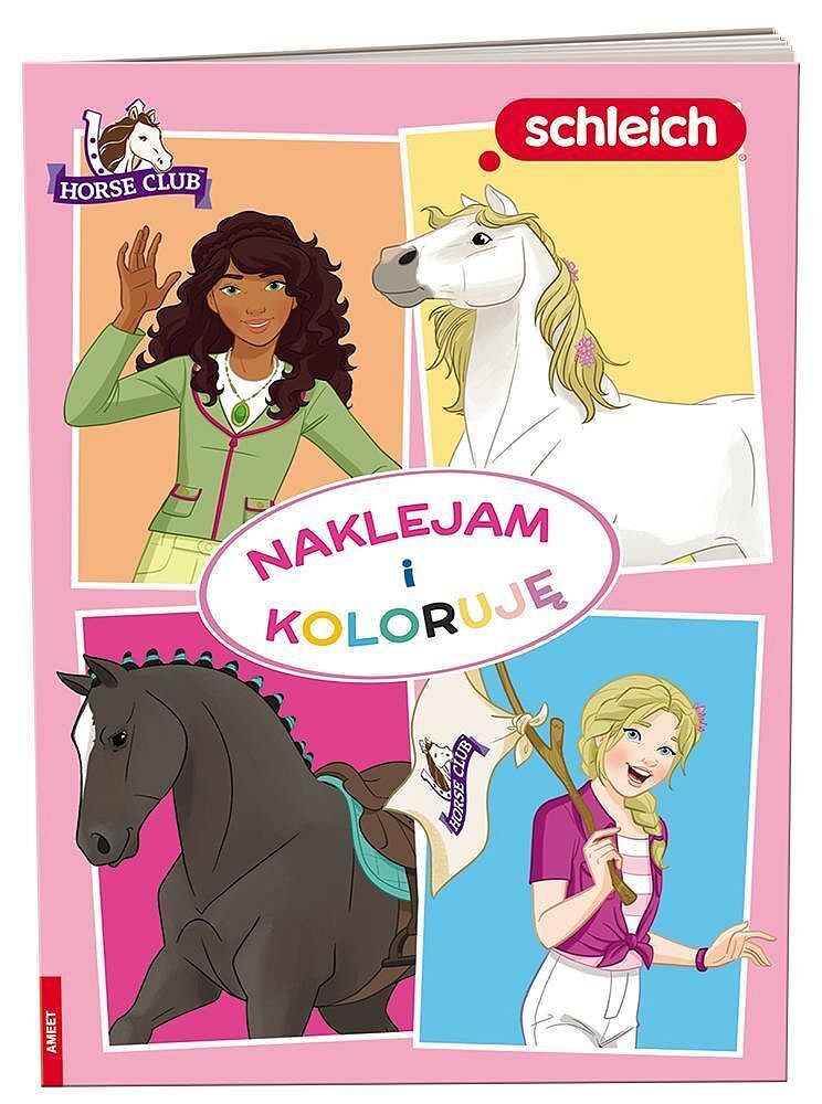 Schleich horse club naklejam i koloruję nak-8401