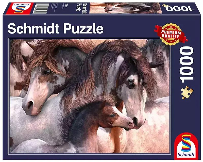 Puzzle 1000 pq konie pinto 111712