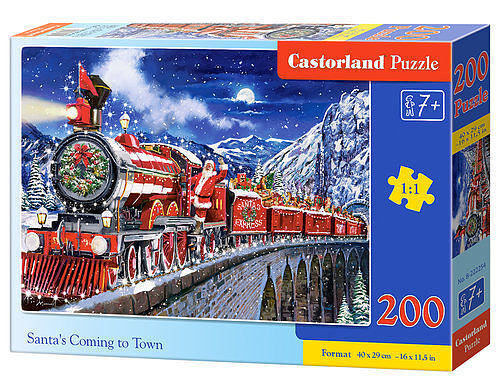 Puzzle 200 mikołaj przyjeżdża do miasta b-222254