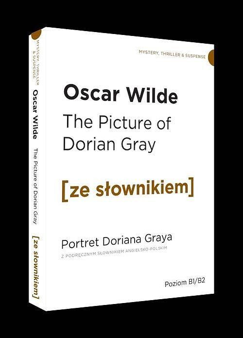 Portret Doriana Graya z podręcznym słownikiem angielsko-polskim