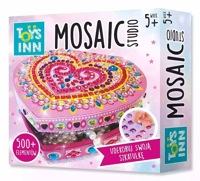 Szkatułka Mozaika Serce