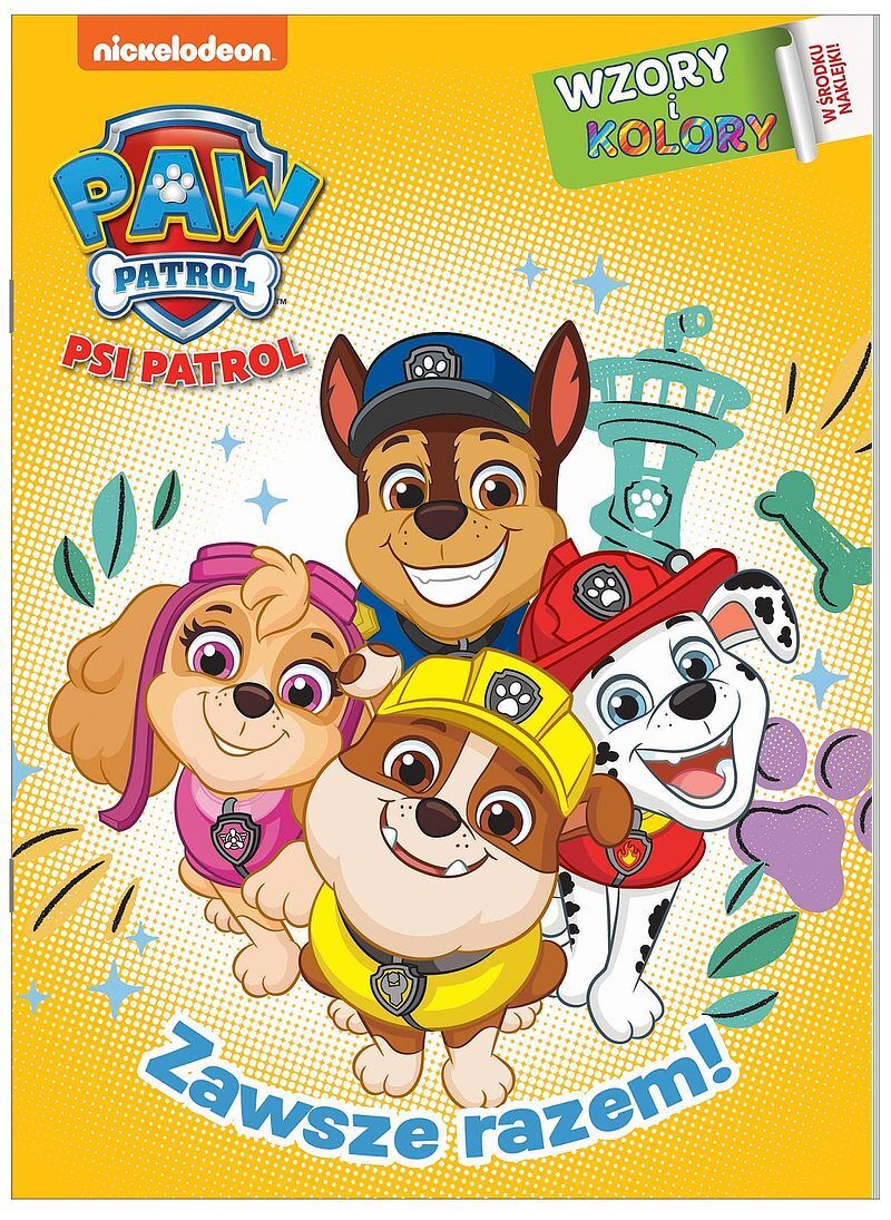 Psi Patrol. Wzory i Kolory. Zawsze razem.