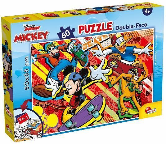 Puzzle dwustronne Myszka Miki 60