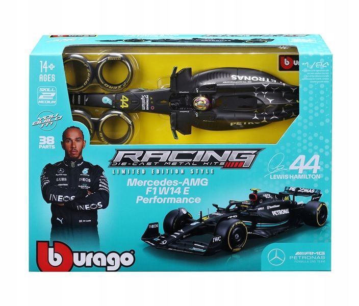 Bburago Model  F1 Mercedes-AMG W14E Perform Lewis Hamilton 18-28510