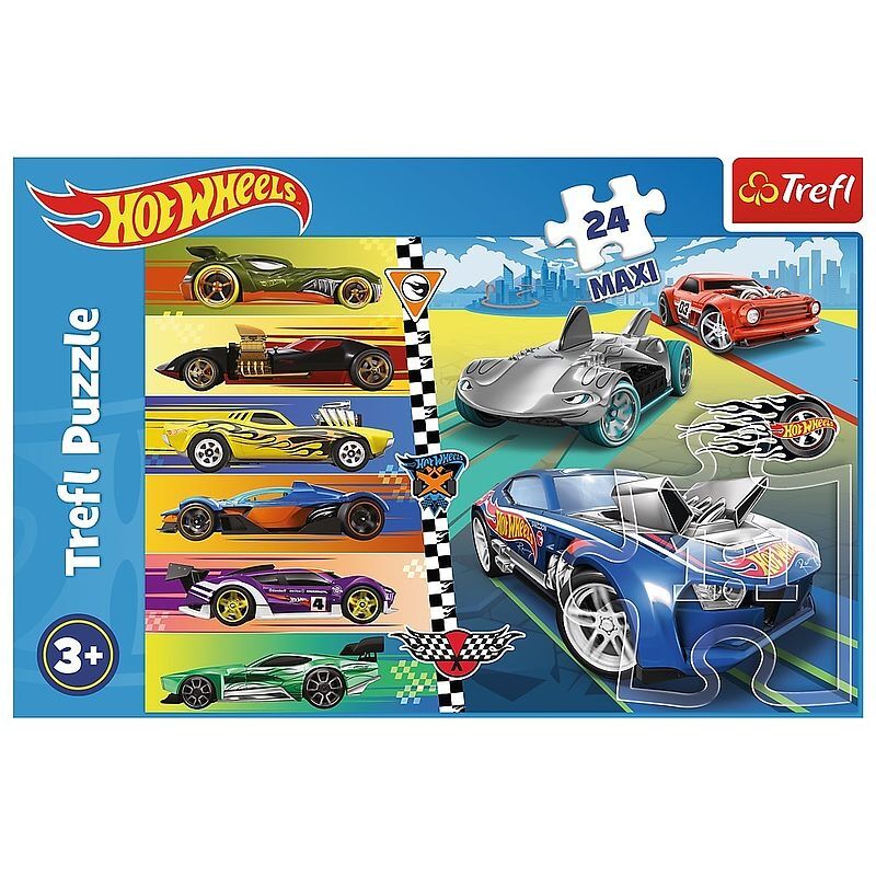 Puzzle Maxi Szybkie Hot Wheels 24