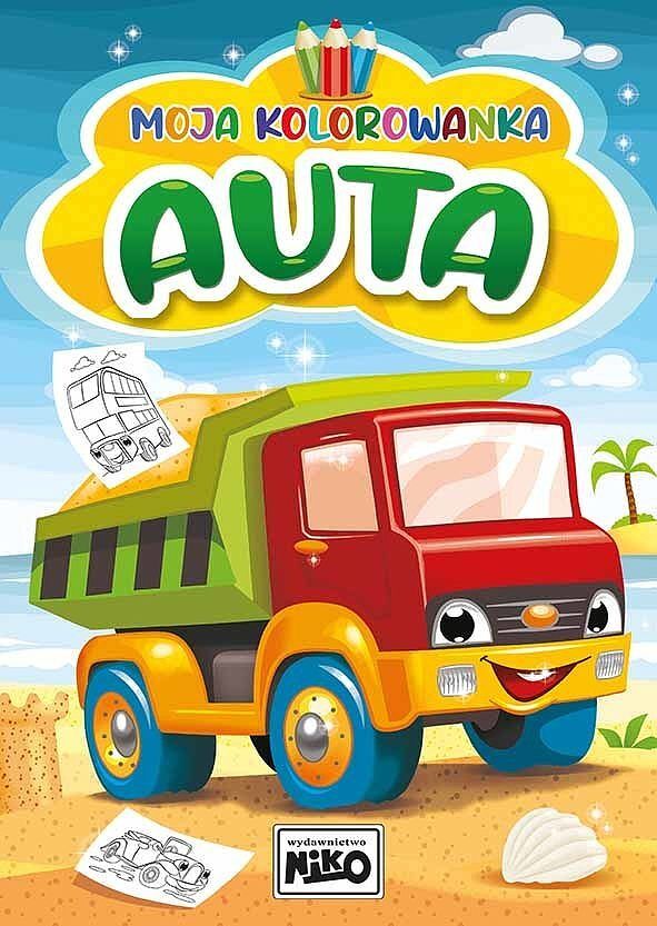 Auta. Moja kolorowanka